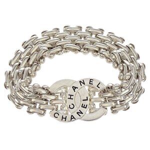 Chanel CC Bracelet Silver 98P 125690